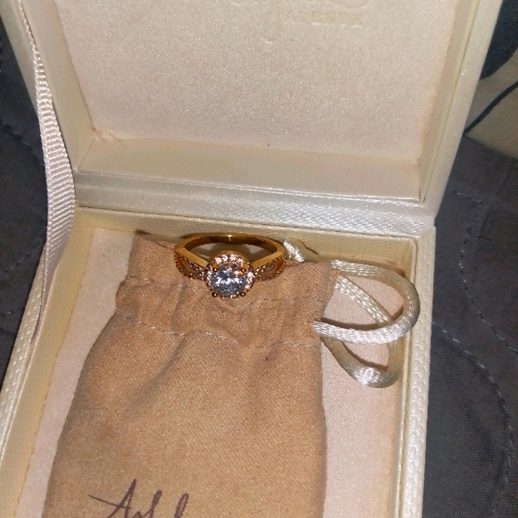 Cortland 18K Yellow Gold-Plated Ring - Picture 1 of 2
